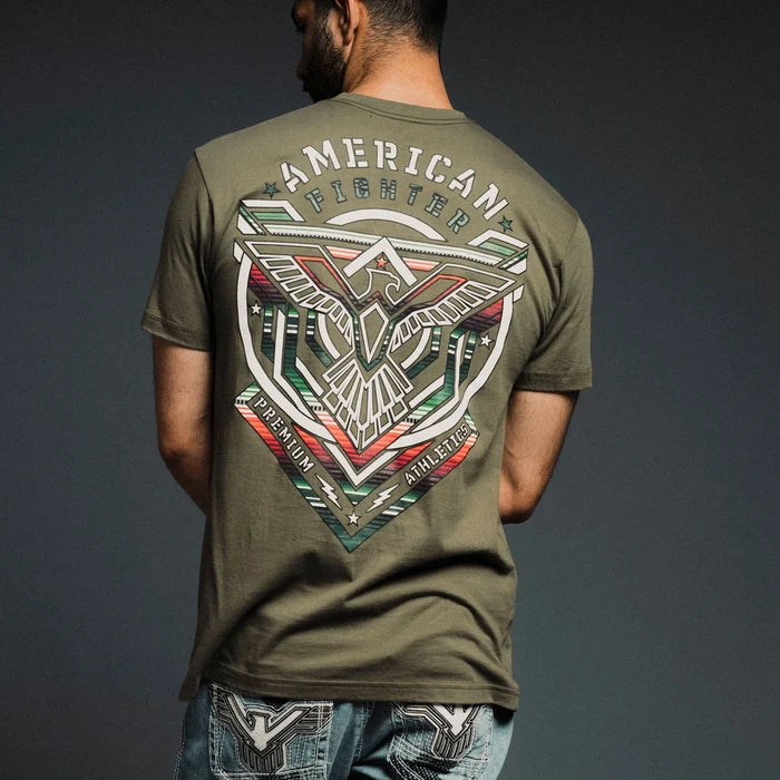 AMERICAN FIGHTER T SHIRT - FM15055 - DUSTY