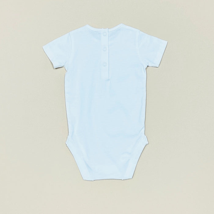 Basic Short Sleeve Baby Bodysuit Onesie (Organic Cotton) by Viverano