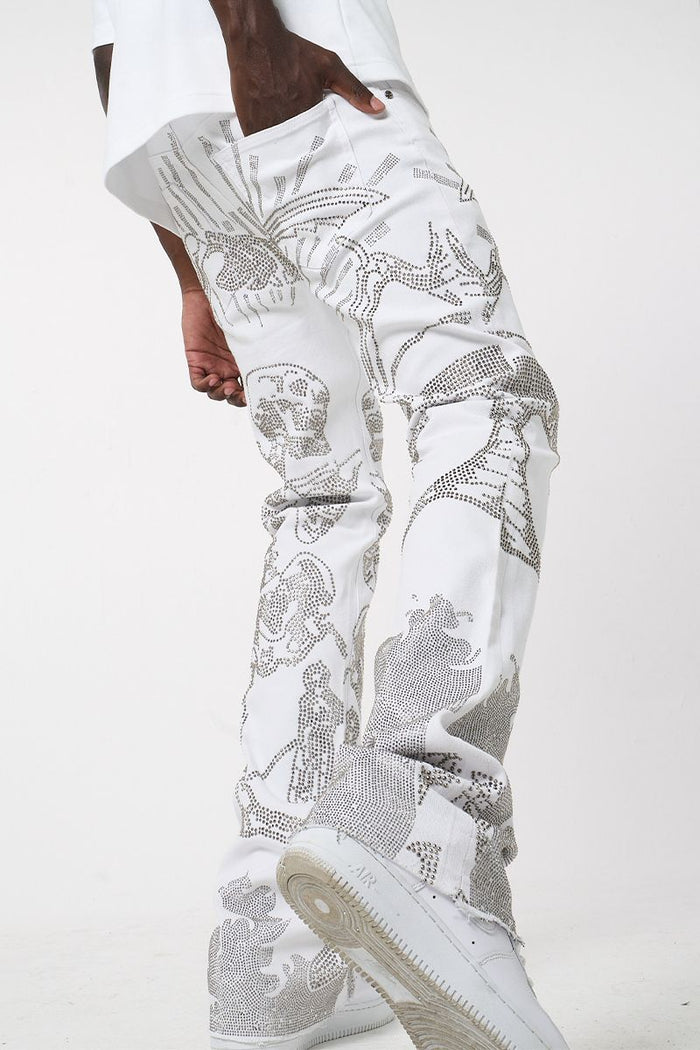 BY WAIMEA STONE STACKED JEANS - M8480T