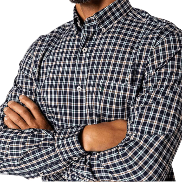 Duck Head Men's Long Sleeve Poplin Shirt - Moseley Plaid