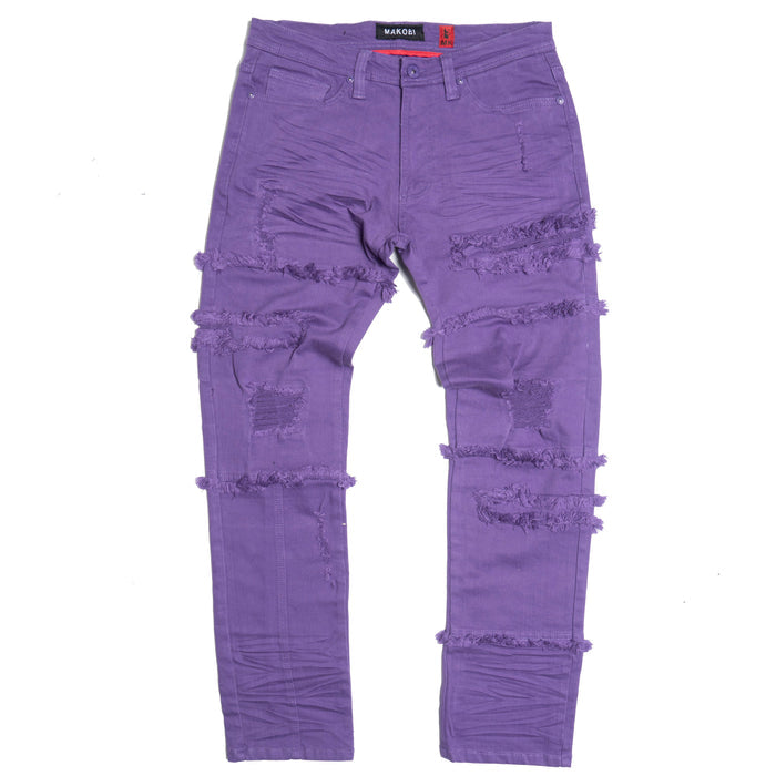 MAKOBI BERGAMO JEANS - MT1912 - PURPLE