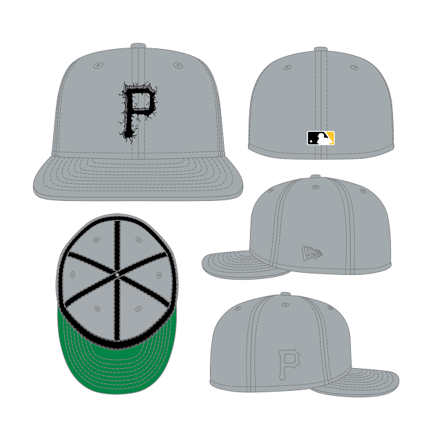 NEW ERA FITTED 59FIFTY CRACKED - PITTSBURGH PIRATES - 60693540