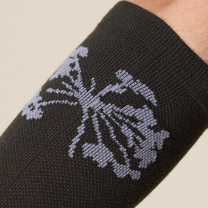 Portal - Pattern Active Sock - Dusky Green