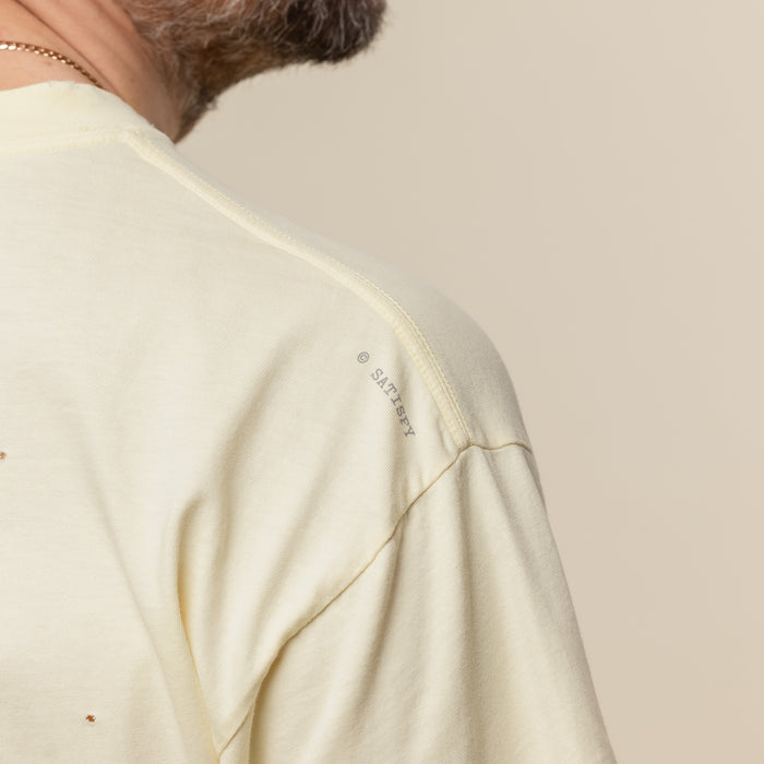 Satisfy Running - MothTech™ T‑Shirt - Aged Transparent Yellow