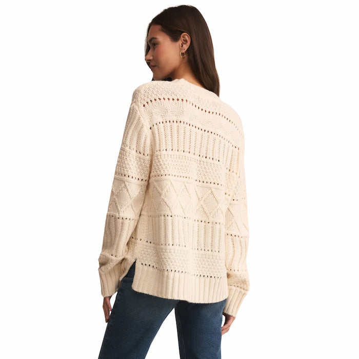 Z Supply Women's Cento Cable Sweater