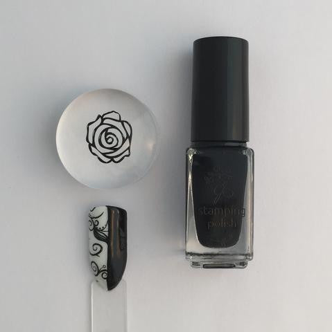 #001 More Like 1 AM | Clear Jelly Stamping Polish