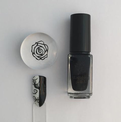 #001 More Like 1 AM | Clear Jelly Stamping Polish