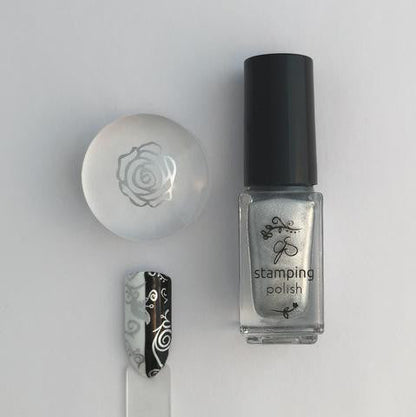 #004 Steal the Show  | Clear Jelly Stamping Polish