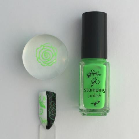 #012 Glee Tree Green | Clear Jelly Stamping Polish