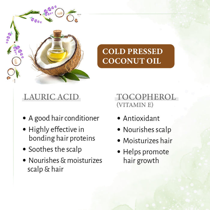 1% Tea Tree & 99% Coconut Oil – Cold Pressed, Promotes Hair Growth, Controls Hair Fall, Dandruff & Lice, Soothes Itching - Keya Seth Aromatherapy