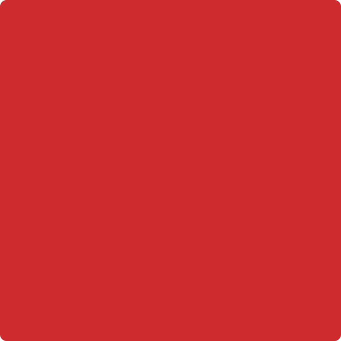 2001-10: Ruby Red  a paint color by Benjamin Moore avaiable at Clement's Paint in Austin, TX.