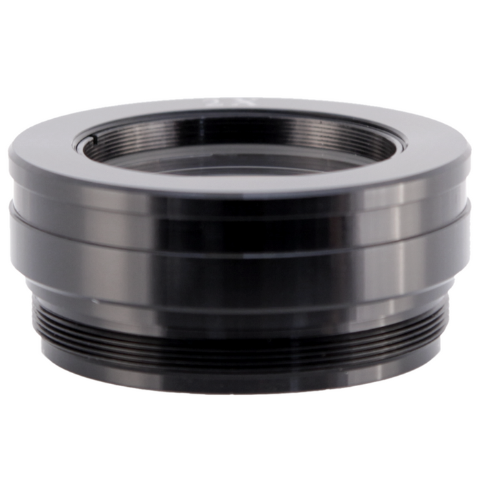 2X Auxiliary Objective Barlow Lens for SZ0702 Zoom Stereo Microscope, Screw Thread:M48x0.75mm