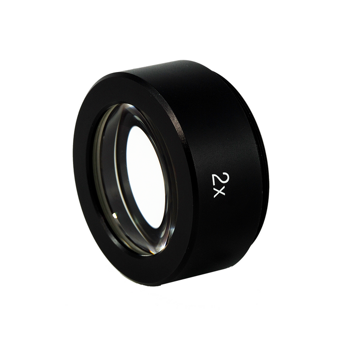 2X Auxiliary Objective Barlow Lens for SZ2701 Zoom Stereo Microscope, Screw Thread:M52x0.75mm