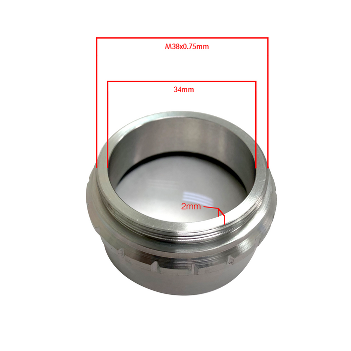 2X Bausch and Lomb Auxiliary Objective Barlow Lens for Microscope Working Distance 50mm, , Screw Thread:M38x0.75mm