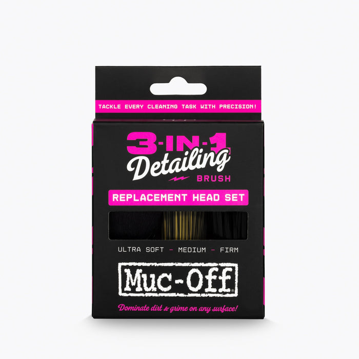 3 in 1 Detailing Brush Replacement Head Set