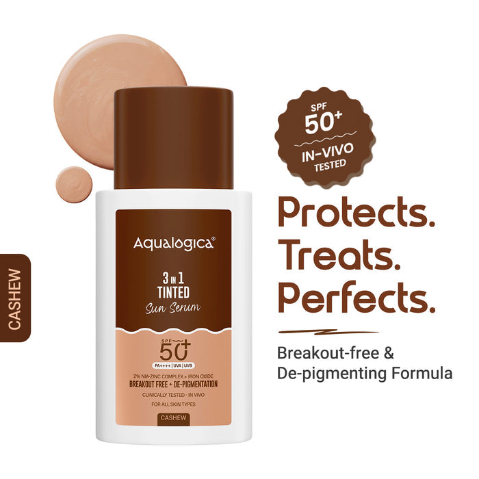 3-in-1 Tinted Sun Serum - Cashew | 50g
