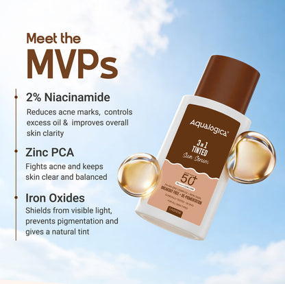 3-in-1 Tinted Sun Serum - Cashew | 50g