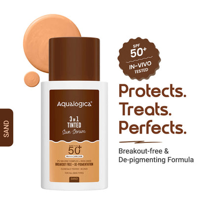 3-in-1 Tinted Sun Serum - Sand | 50g
