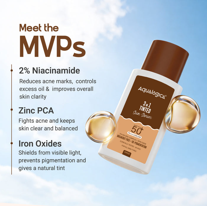 3-in-1 Tinted Sun Serum - Sand | 50g