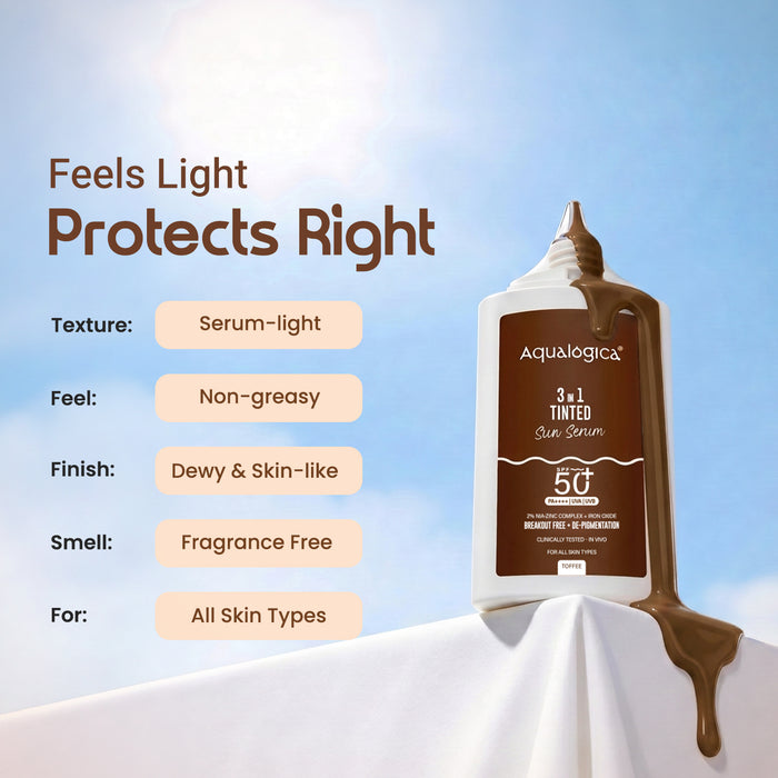 3-in-1 Tinted Sun Serum - Toffee | 50g