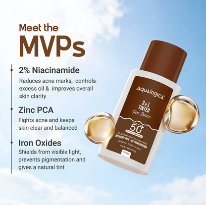 3-in-1 Tinted Sun Serum - Toffee | 50g