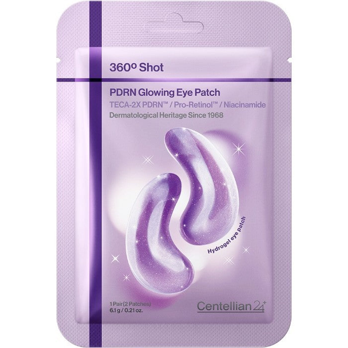 360º SHOT PDRN GLOWING EYE PATCH – Patch-uri Hidrogel pentru Iluminare, Fermitate si Hidratare Intensa