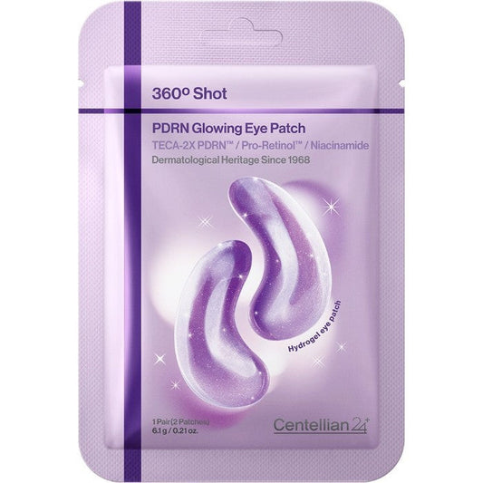 360º SHOT PDRN GLOWING EYE PATCH – Patch-uri Hidrogel pentru Iluminare, Fermitate si Hidratare Intensa