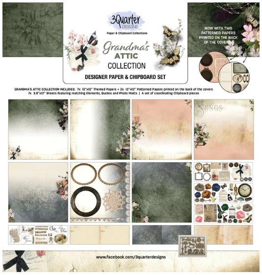 3Quarter Designs - Botany Studies Collection. Available at Embellish Away located in Bowmanville Ontario Canada.