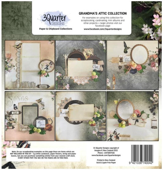 3Quarter Designs - Botany Studies Collection. Available at Embellish Away located in Bowmanville Ontario Canada.