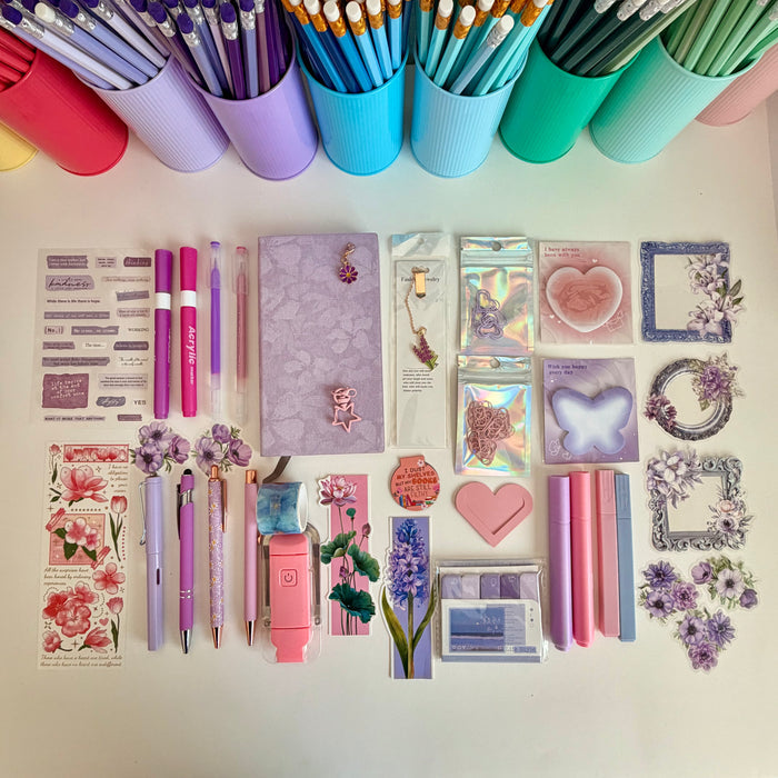 Lilac & Blush Journal & Stationery Box ⭐️⭐️