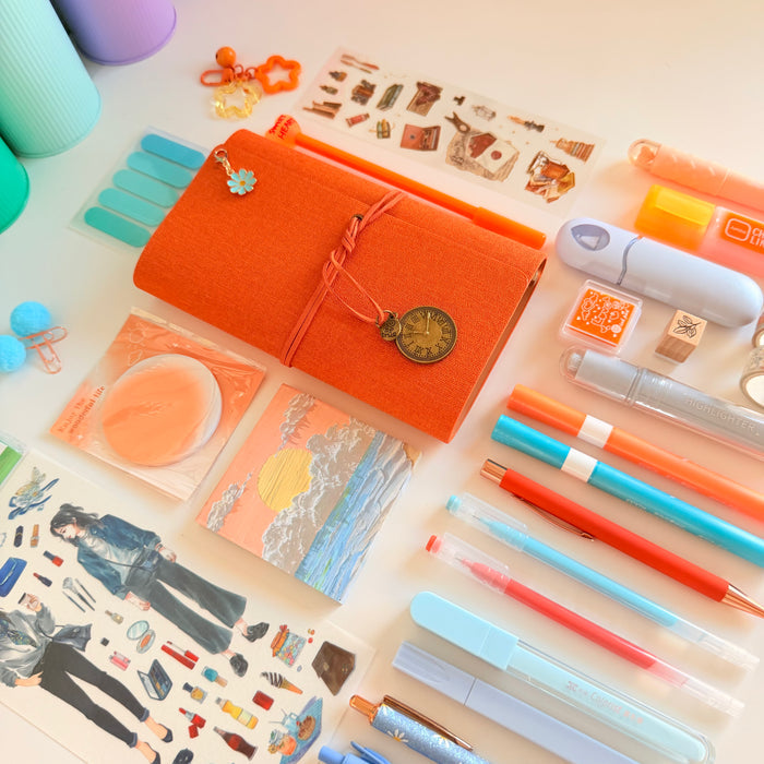 Sunset Breeze Stationery Set 🧡💙