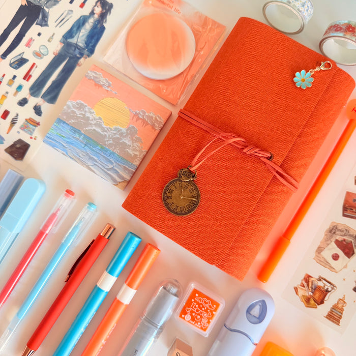 Sunset Breeze Stationery Set 🧡💙