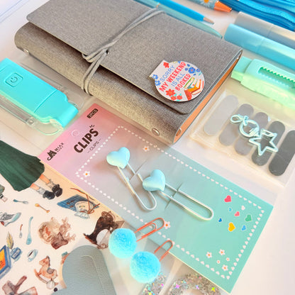 Blue & Aqua Stationery Bundle