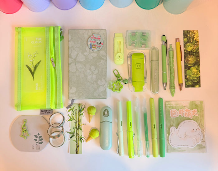 Green Serenity Stationery Set