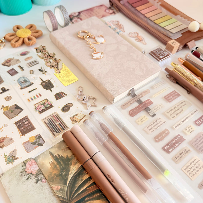 Neutral Aesthetic Stationery Set 🤎