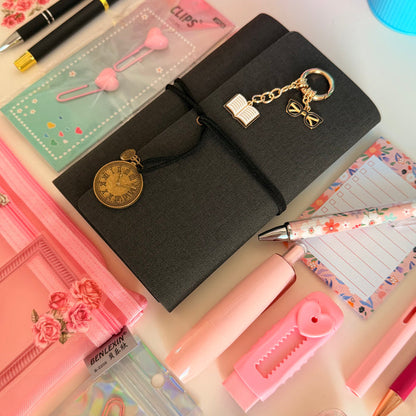 Black & Blush Stationery Box