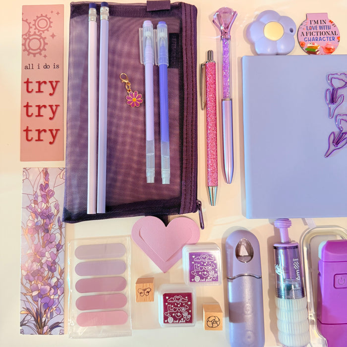 Lavender Garden Stationery Bundle
