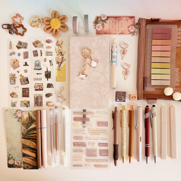 Neutral Aesthetic Stationery Set 🤎