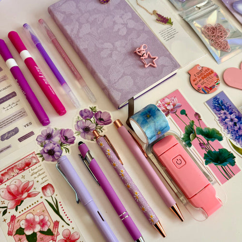 Lilac & Blush Journal & Stationery Box ⭐️⭐️