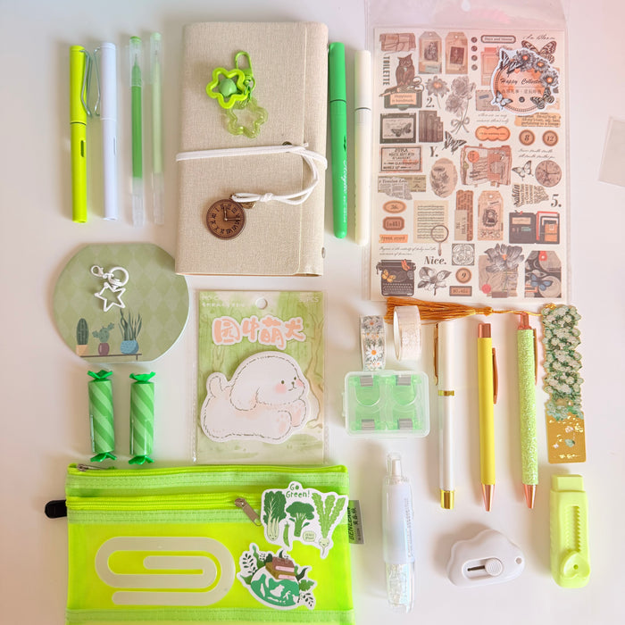 Fresh Bloom Stationery Set 💚