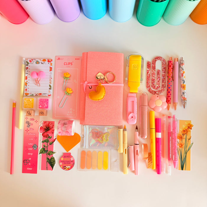 Pink & Sunshine Desk Set ☀️🌸