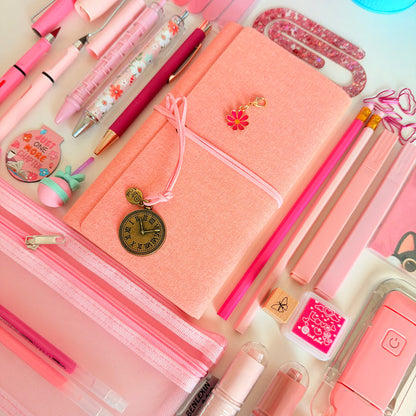 Pink Stationery Gift Box – Journal, Pens & Cute Desk Accessories Set