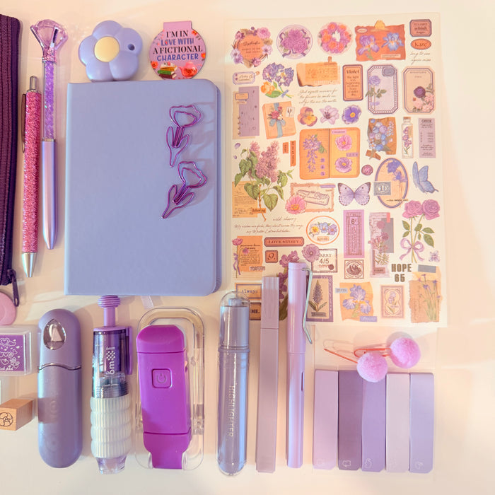 Lavender Garden Stationery Bundle
