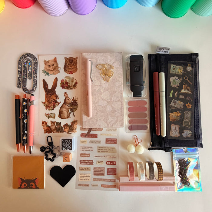 Beige & Black Stationery Bundle