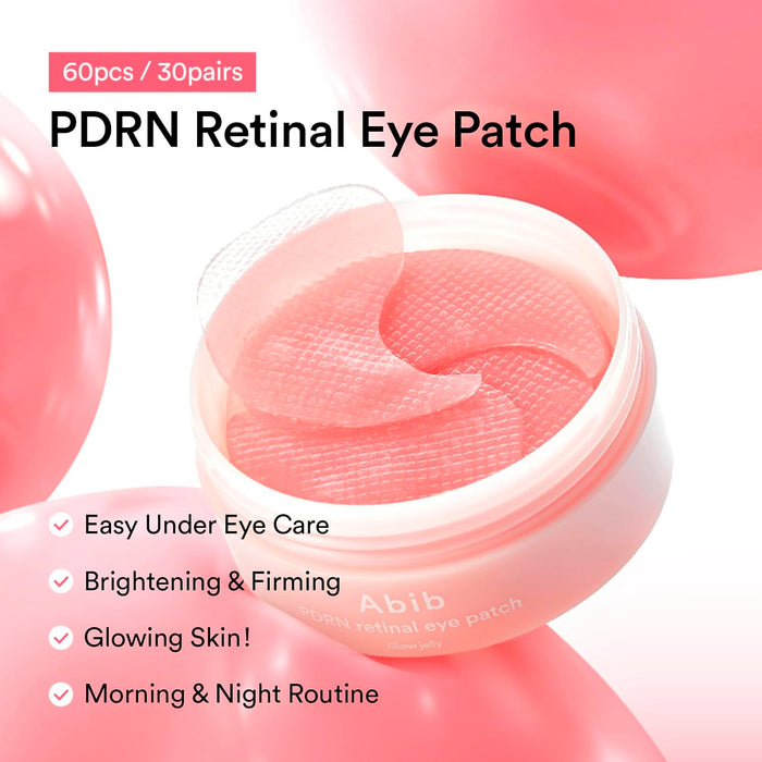 Abib PDRN Retinal Eye Patch With Glow Jelly 30 Pairs 2.96oz/ 84g
