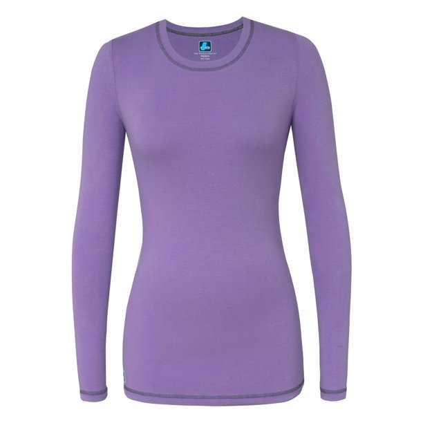 Adar Long Sleeve Fitted Underscrub Tee Shirt