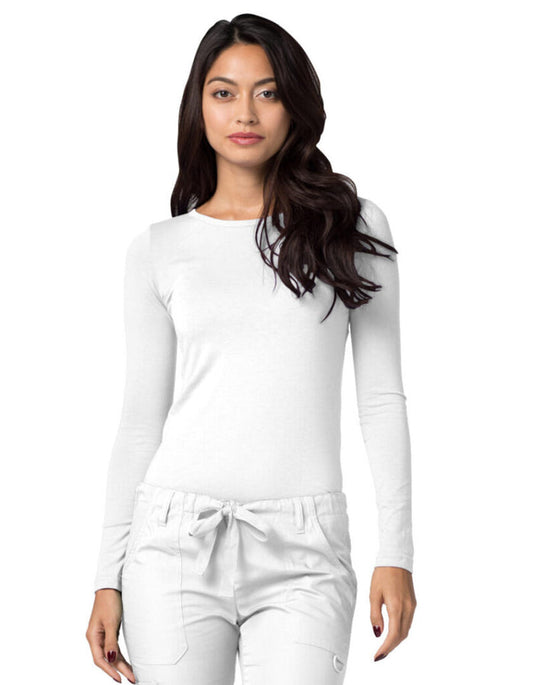 Adar Unisex Long Sleeve Comfort Underscrub Tee Shirt