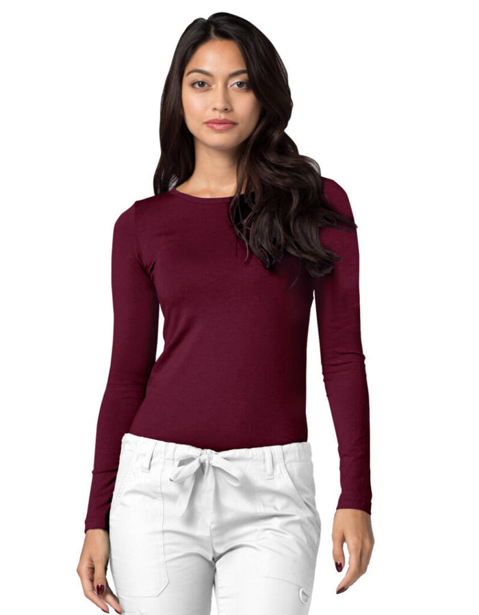Adar Unisex Long Sleeve Comfort Underscrub Tee Shirt