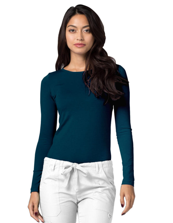 Adar Unisex Long Sleeve Comfort Underscrub Tee Shirt