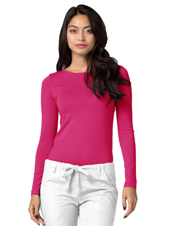 Adar Unisex Long Sleeve Comfort Underscrub Tee Shirt